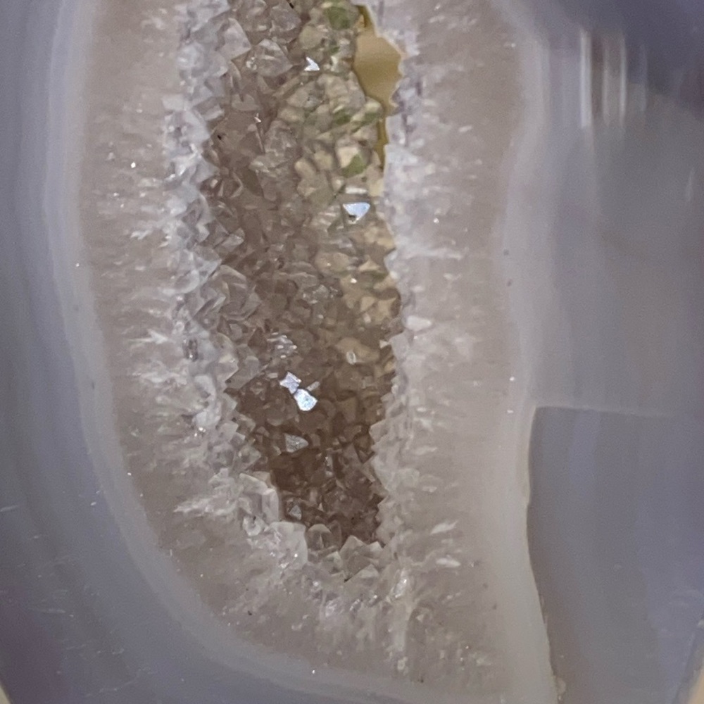 Gray Agate Geode Crystal - Picture 7 of 11
